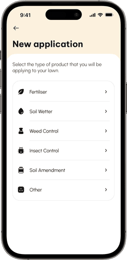 New application screenshot